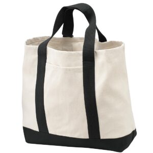 Port Authority® - Ideal Twill Two-Tone Shopping Tote.  B400