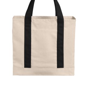 Port Authority® Cotton Canvas Two-Tone Tote BG429