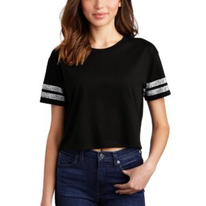 District ® Women's Scorecard Crop Tee DT488